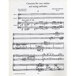 Malcolm Arnold: Concerto For Two Violins (Study Score)