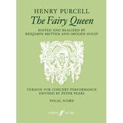 Henry Purcell: The Fairy Queen (Vocal Score)