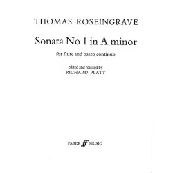 Thomas Roseingrave: Sonata No.1 In A Minor For Flute And Continuo