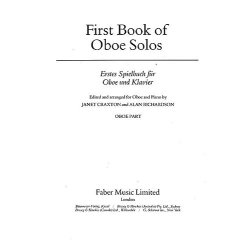 First Book Of Oboe Solos (Oboe Part)