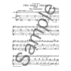 Benjamin Britten: Two Insect Pieces (Oboe And Piano)