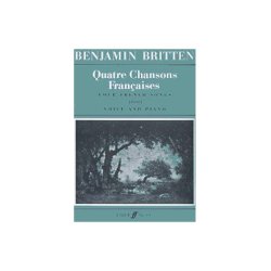 Quatre Chansons Franaises (Vocal Score)