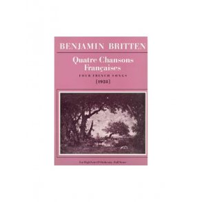 Benjamin Britten: Quatre Chansons Franaises (Full Score)