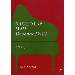 Nicholas Maw: Personae IV-VI (Piano)