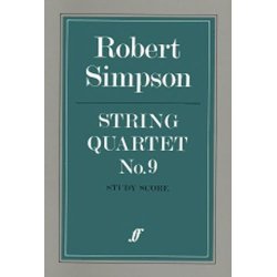 Robert Simpson: String Quartet No.9 (Study Score)