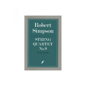 Robert Simpson: String Quartet No.9 (Study Score)