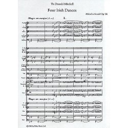 Malcolm Arnold: Four Irish Dances Op.126 (Score)