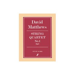 String Quartet No.1 (Score)