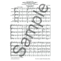 Let's Dance Again! Stringsets (Score/Parts)
