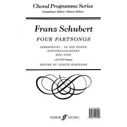 Franz Schubert: Four Partsongs (SATB/Piano)