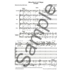 Joseph Haydn: Missa Brevis In F (Vocal Score)