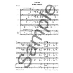 French Chansons. SATB