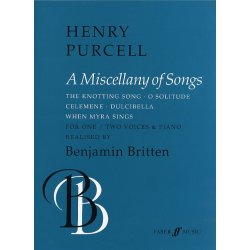 Henry Purcell: Miscellany Of Songs (Voices And Piano)