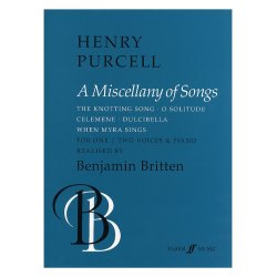 Henry Purcell: Miscellany Of Songs (Voices And Piano)