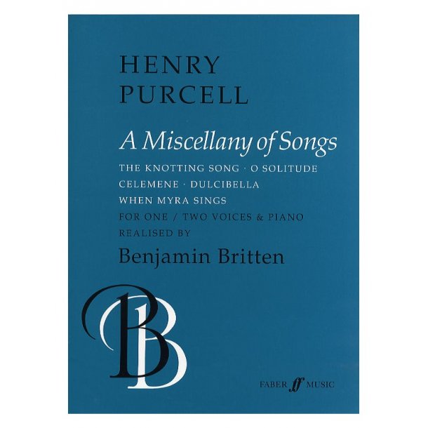 Henry Purcell: Miscellany Of Songs (Voices And Piano)
