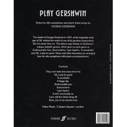 Play Gershwin (Alto Saxophone And Piano)