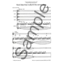 Jonathan Dove: Seek Him That Maketh