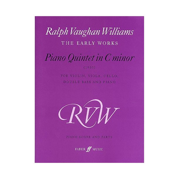 Ralph Vaughan Williams: Piano Quintet In C Minor (Score And Parts)