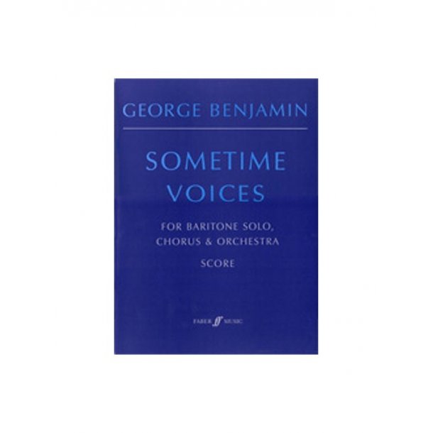 Sometime Voices (Score)