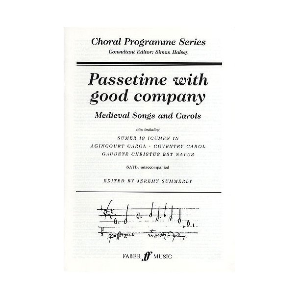 Passetime With Good Company (SATB)