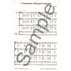 Passetime With Good Company (SATB)