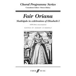 Fair Oriana. Satb Unaccompanied (Cps)