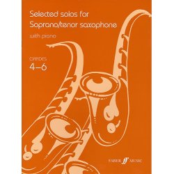 Selected Solos For Soprano/Tenor Saxophone Grades 4-6