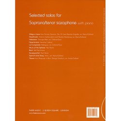 Selected Solos For Soprano/Tenor Saxophone Grades 4-6