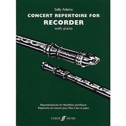 Sally Adams: Concert Repertoire For Recorder