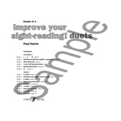 HARRIS PAUL IMPROVE YOUR SIGHT-READING DUETS 0-1 PIANO DUET BOOK