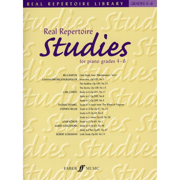 Real Repertoire Studies For Piano Grades 4 - 6
