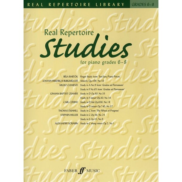 Real Repertoire Studies For Piano Grades 6 - 8