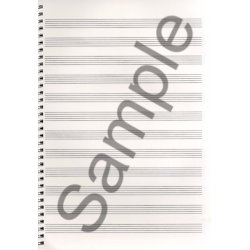 Faber Music Manuscript Paper: 12-Stave - 64 Pages - A4 - White (Spiral Bound)