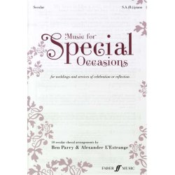 Music For Special Occasions - For Weddings And Services Of Celebration Or Reflection - Secular
