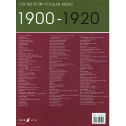 100 Years Of Popular Music: 1900-1920