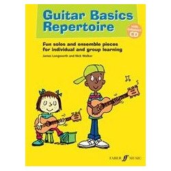 WALKER/LONGWORTH GUITAR BASICS REPERTOIRE GUITAR BOOK/CD