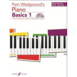 Wedgwood Pam Piano Basics Volume 1 New Piano Book/CD