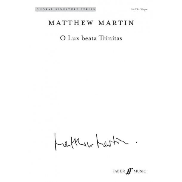 O Lux Beata Trinitas
