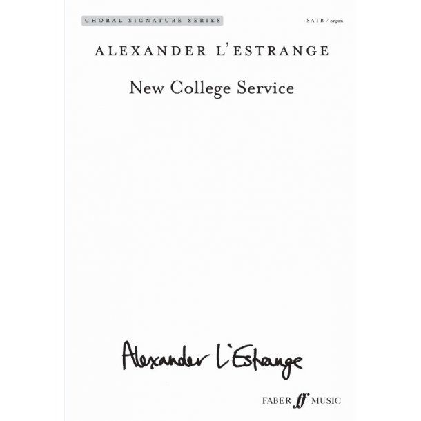 Arr. Alexander L'Estrange: New College Service (Upper Voices)