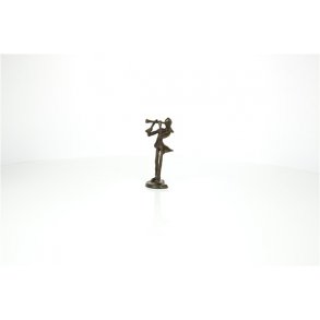 Copper Figurine: Clarinet Player