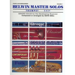 Keith Snell: Belwin Master Solos Trumpet - Volume 1 (Piano Accompaniment)
