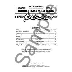 String Festival Solos Volume II (Double Bass)