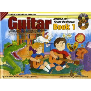 Progressive Guitar Method For Young Beginners Book 1 (Book, CD and DVD)