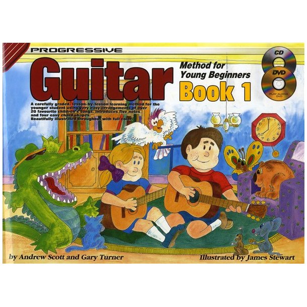 Progressive Guitar Method For Young Beginners Book 1 (Book, CD and DVD)