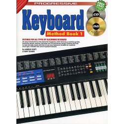 Progressive Keyboard Method: Book 1 (Book/CD/DVD)