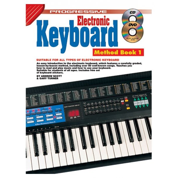 Progressive Keyboard Method: Book 1 (Book/CD/DVD)