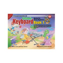 Progressive Keyboard Method For Young Beginners: Book 1 (Book/CD/DVD)