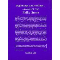 Philip Stone: Beginnings And Endings...An Actor's Way