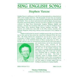 Stephen Varcoe: Sing English Song