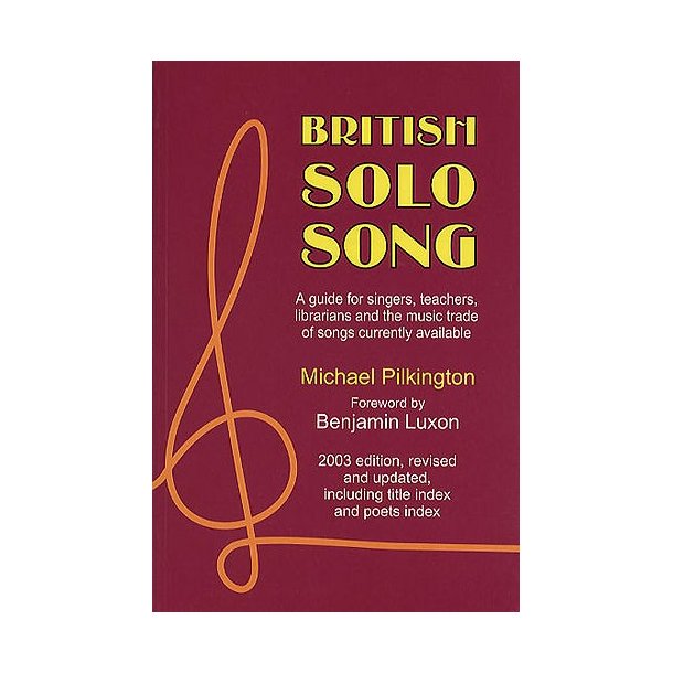 Michael Pilkington: British Solo Song